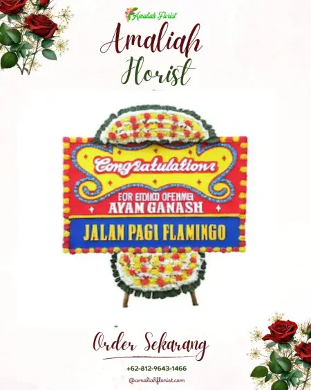 Sewa Papan Bunga Dawan